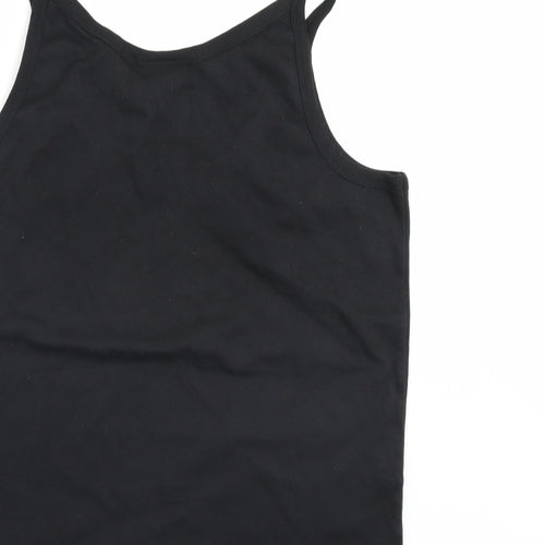 Dimentions Womens Black   Basic Tank Size XL