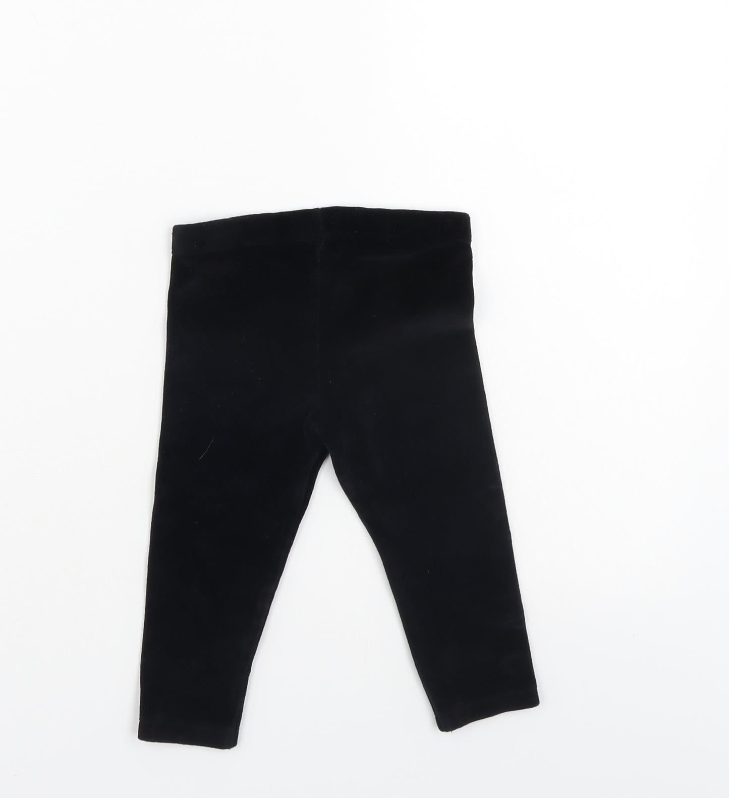 F&F Boys Black   Jogger Trousers Size 12-18 Months