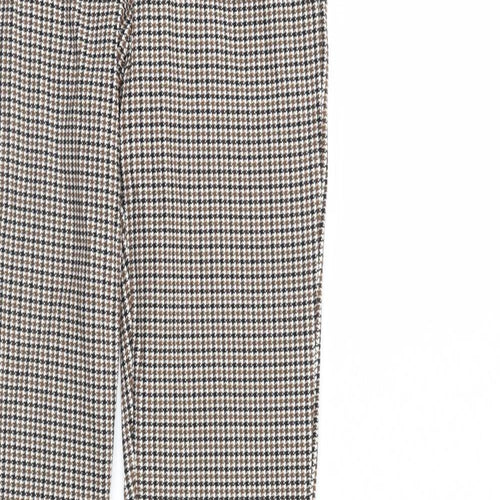 Preworn Womens Brown Herringbone  Trousers  Size S L28 in
