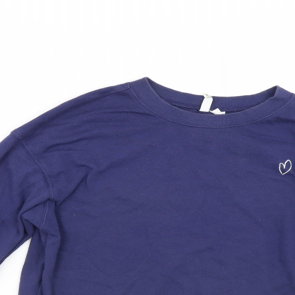 Divided Mens Blue   Pullover Sweatshirt Size M