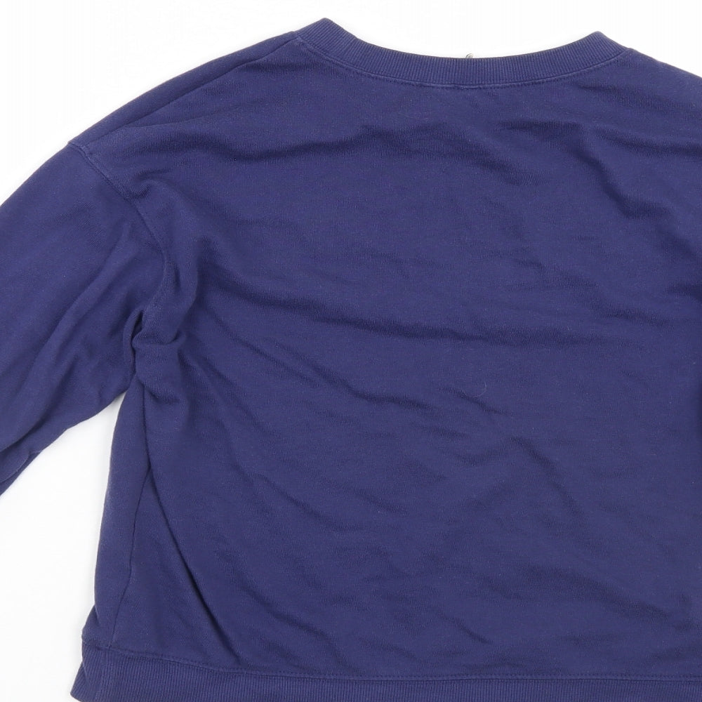 Divided Mens Blue   Pullover Sweatshirt Size M