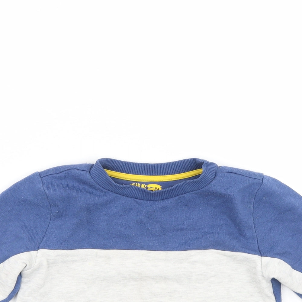 F&F Boys Multicoloured   Pullover Sweatshirt Size 3-4 Years