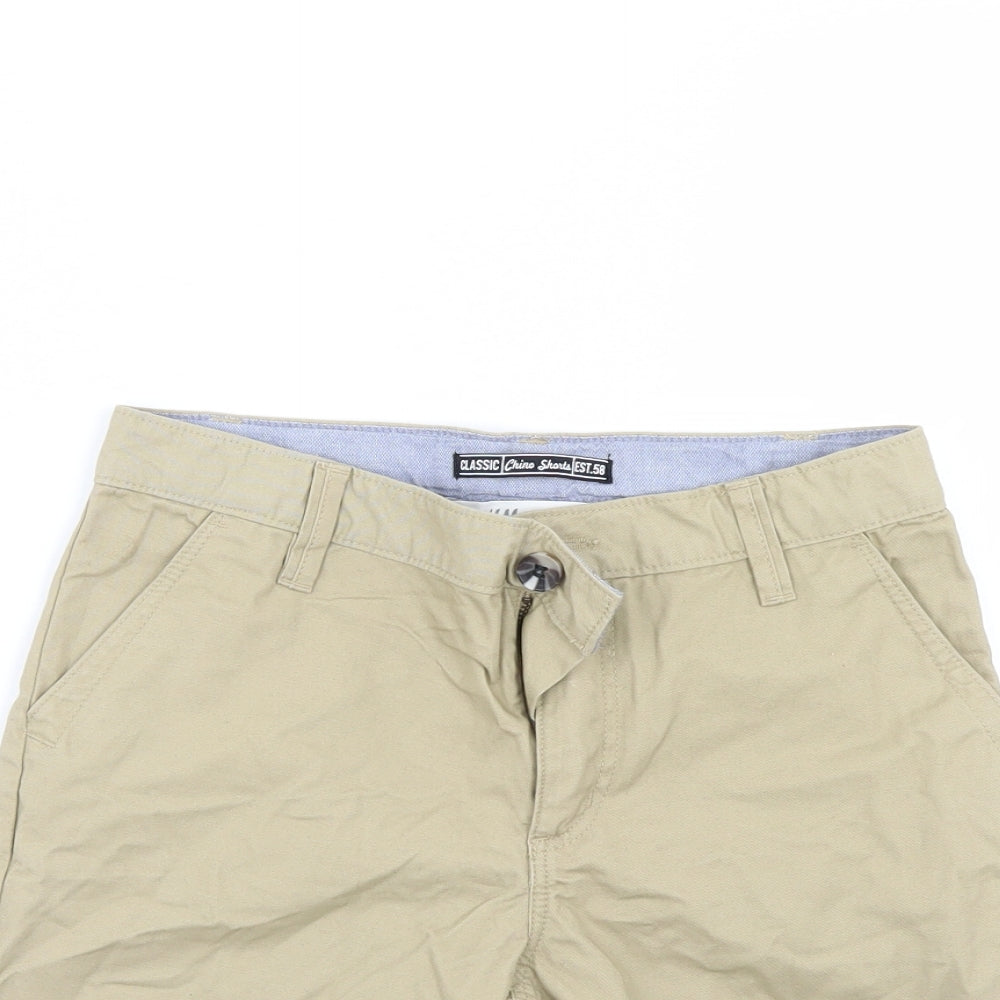 H&M Boys Beige   Chino Shorts Size 9-10 Years
