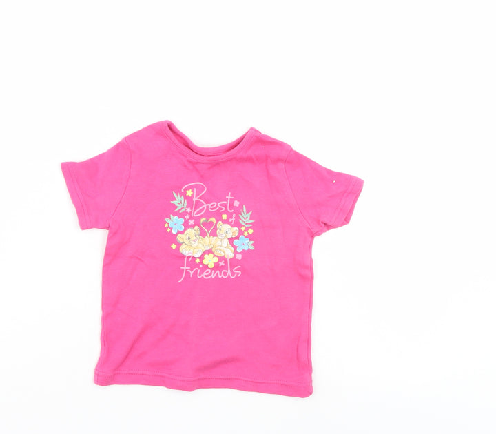 Disney Girls Pink   Basic Casual Size 12-18 Months