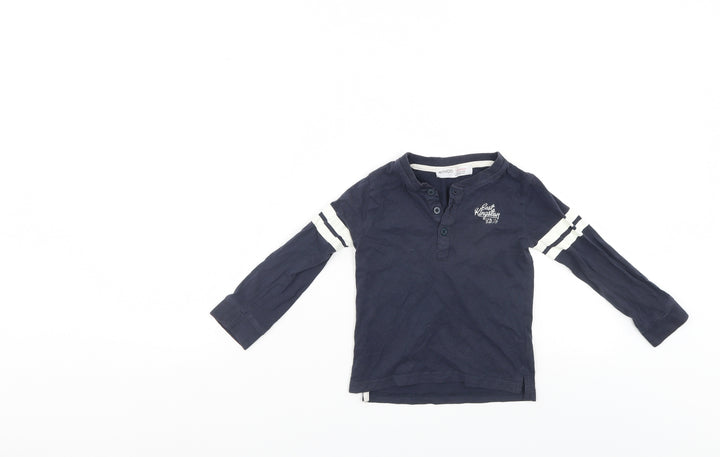 Minoti Boys Blue Kimono Casual Size 3-4 Years