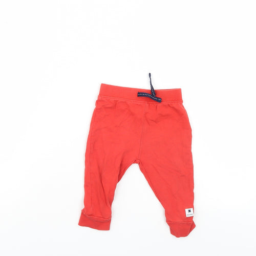 Maine Baby Red   Sweatpants Trousers Size 6-9 Months
