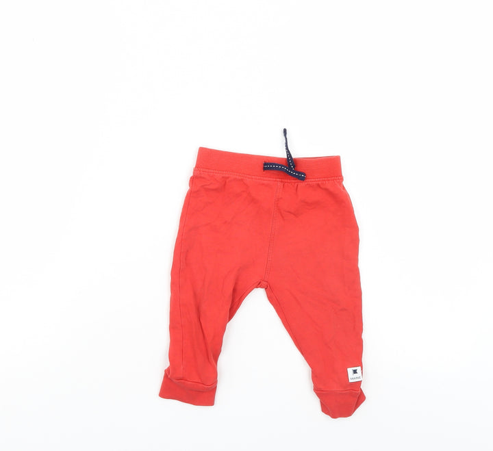 Maine Baby Red   Sweatpants Trousers Size 6-9 Months