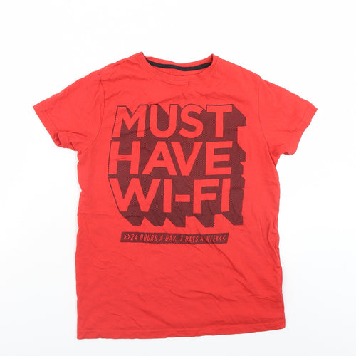 Rebel Boys Red   Basic Polo Size 12-13 Years