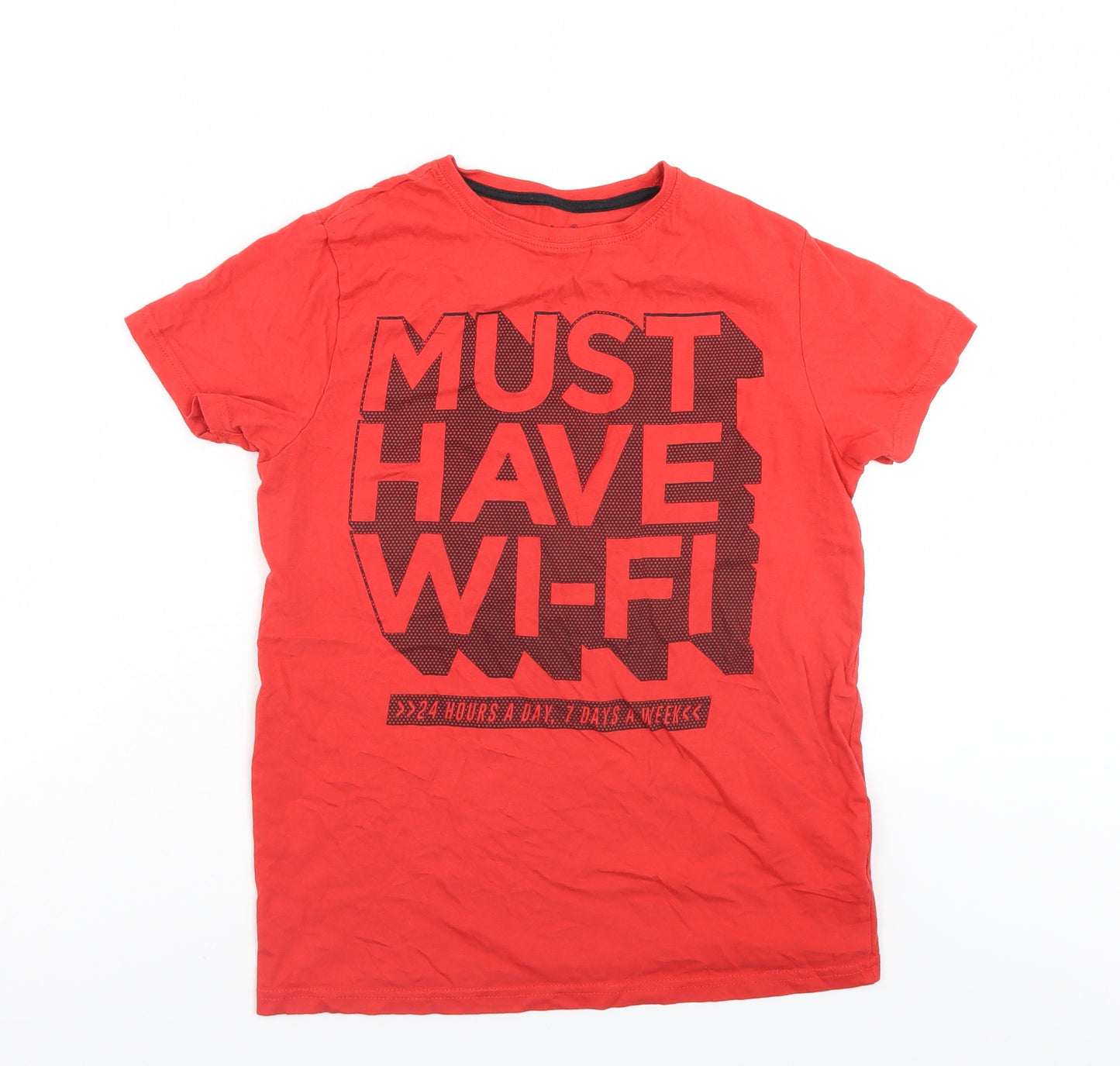 Rebel Boys Red   Basic Polo Size 12-13 Years