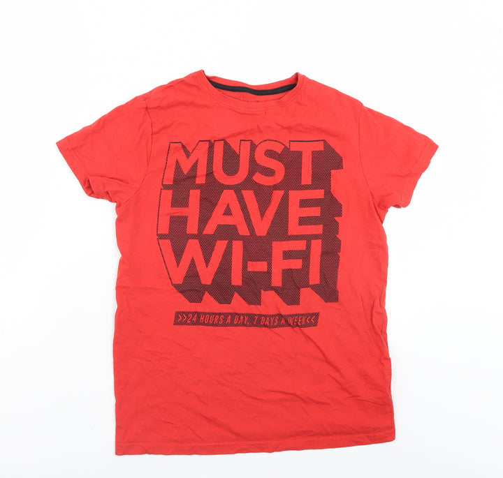 Rebel Boys Red   Basic Polo Size 12-13 Years