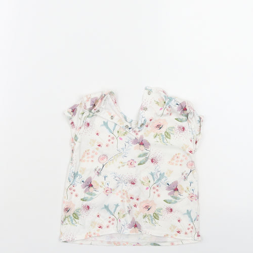 NEXT Boys White Floral  Basic Casual Size 12-18 Months