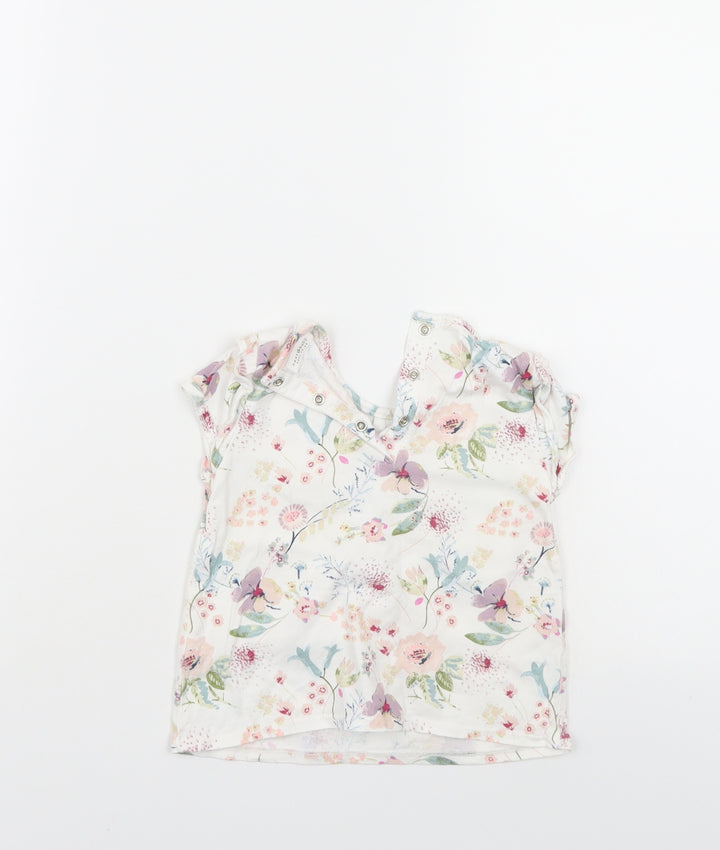 NEXT Boys White Floral  Basic Casual Size 12-18 Months