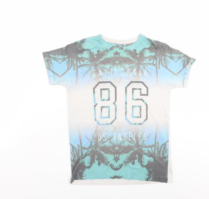 Rebel Boys Multicoloured Basic T-Shirt Size 11-12 Years