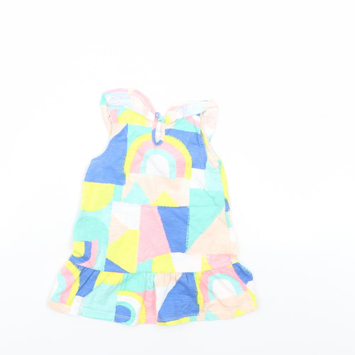 TU Girls Multicoloured   Skater Dress  Size 12-18 Months
