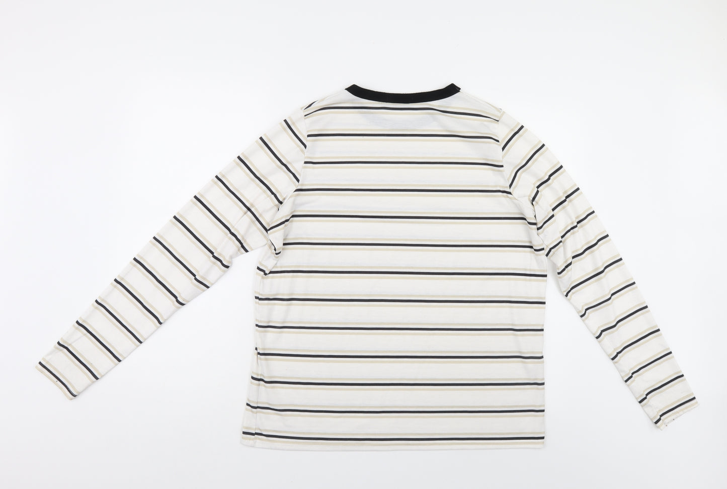 PRETTYLITTLETHING Womens Multicoloured Striped  Pullover Sweatshirt Size M