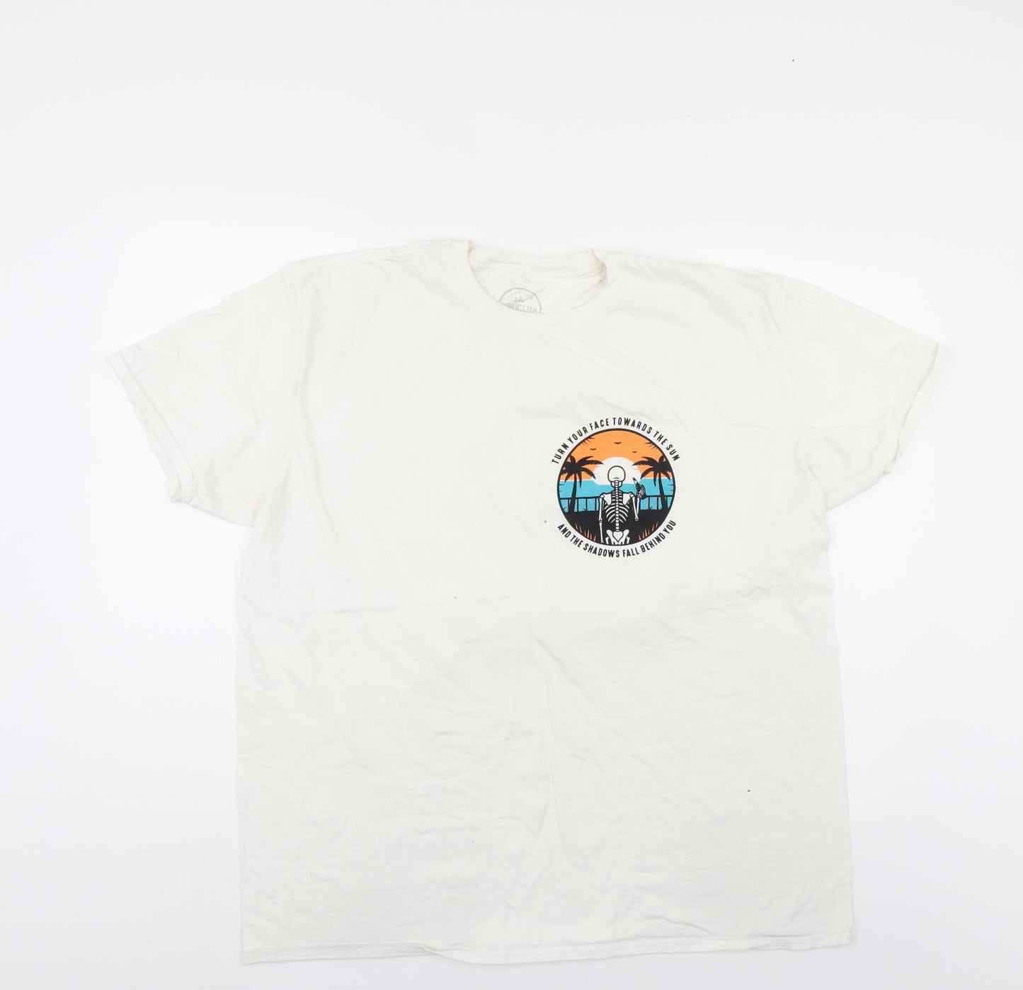 Hobo Club Mens White    T-Shirt Size 2XL