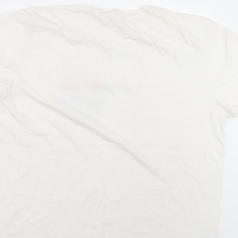 Hobo Club Mens White    T-Shirt Size 2XL