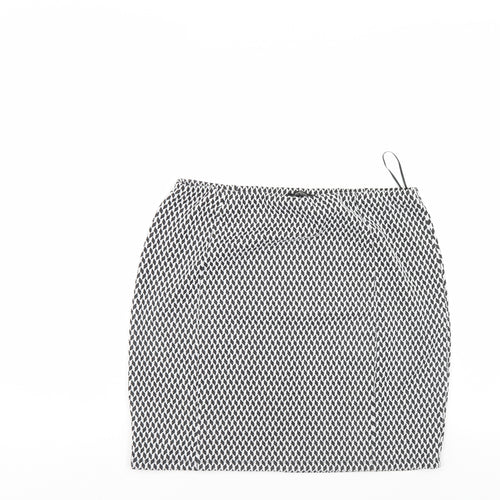 Papaya Womens Multicoloured Geometric  A-Line Skirt Size 16