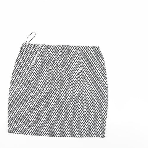 Papaya Womens Multicoloured Geometric  A-Line Skirt Size 16