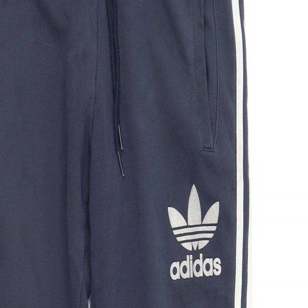 adidas Mens Blue   Sweatpants Trousers Size M L28 in