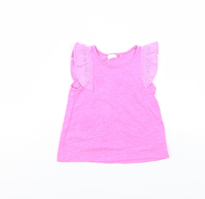 NEXT Girls Purple   Basic Blouse Size 12-18 Months