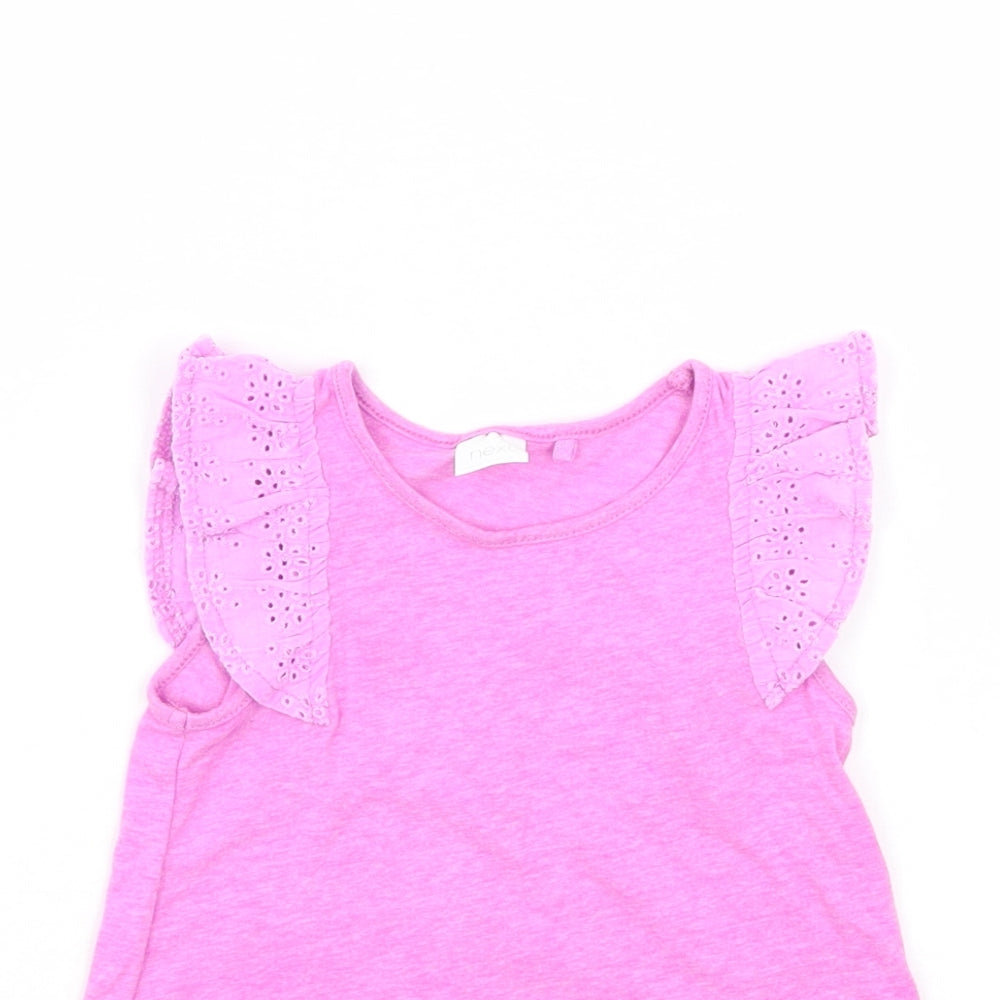 NEXT Girls Purple   Basic Blouse Size 12-18 Months