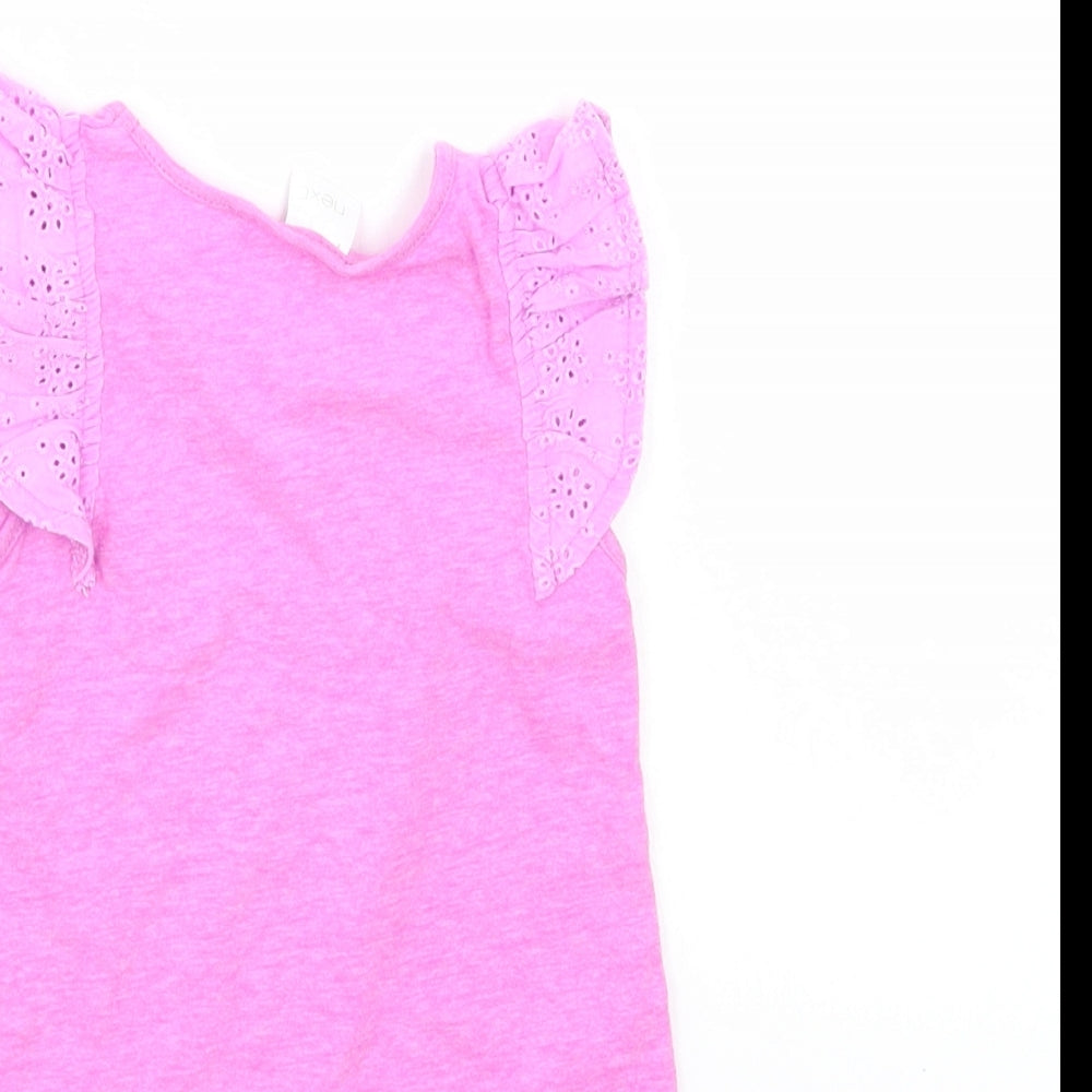 NEXT Girls Purple   Basic Blouse Size 12-18 Months