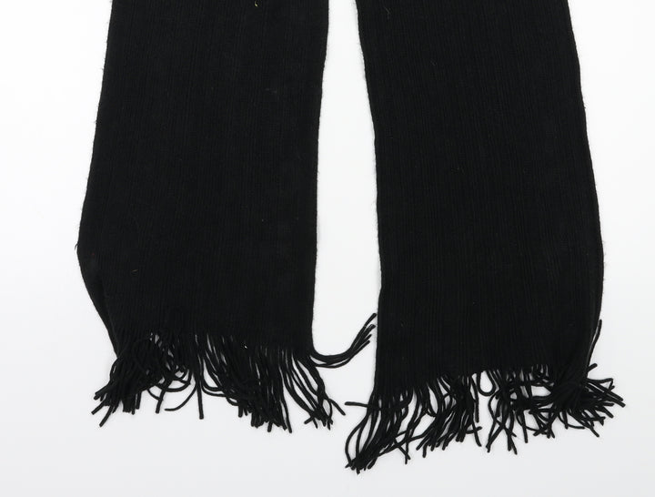 Preworn Mens Black Scarf One Size