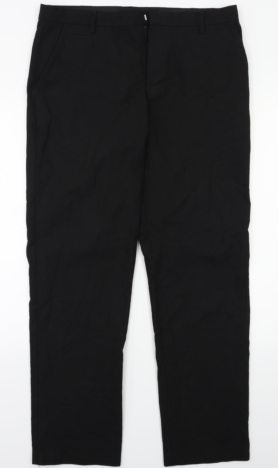 M&S Mens Black   Trousers  Size 34 in