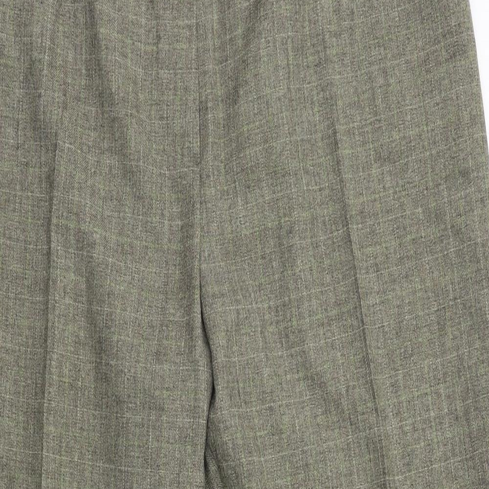 Marks & spencer Womens Green Check  Trousers  Size 20