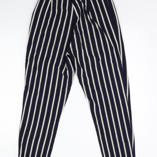 ostradivarius Womens Blue Striped  Dress Pants Trousers Size 6