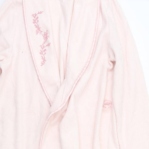 Damart Mens Pink Solid   Robe One Size