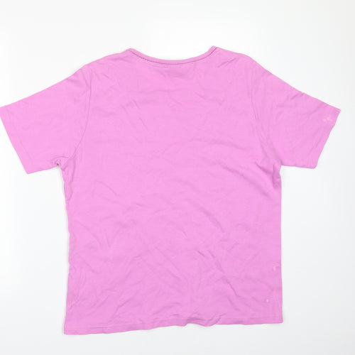 EWM Womens Orange   Basic T-Shirt Size M