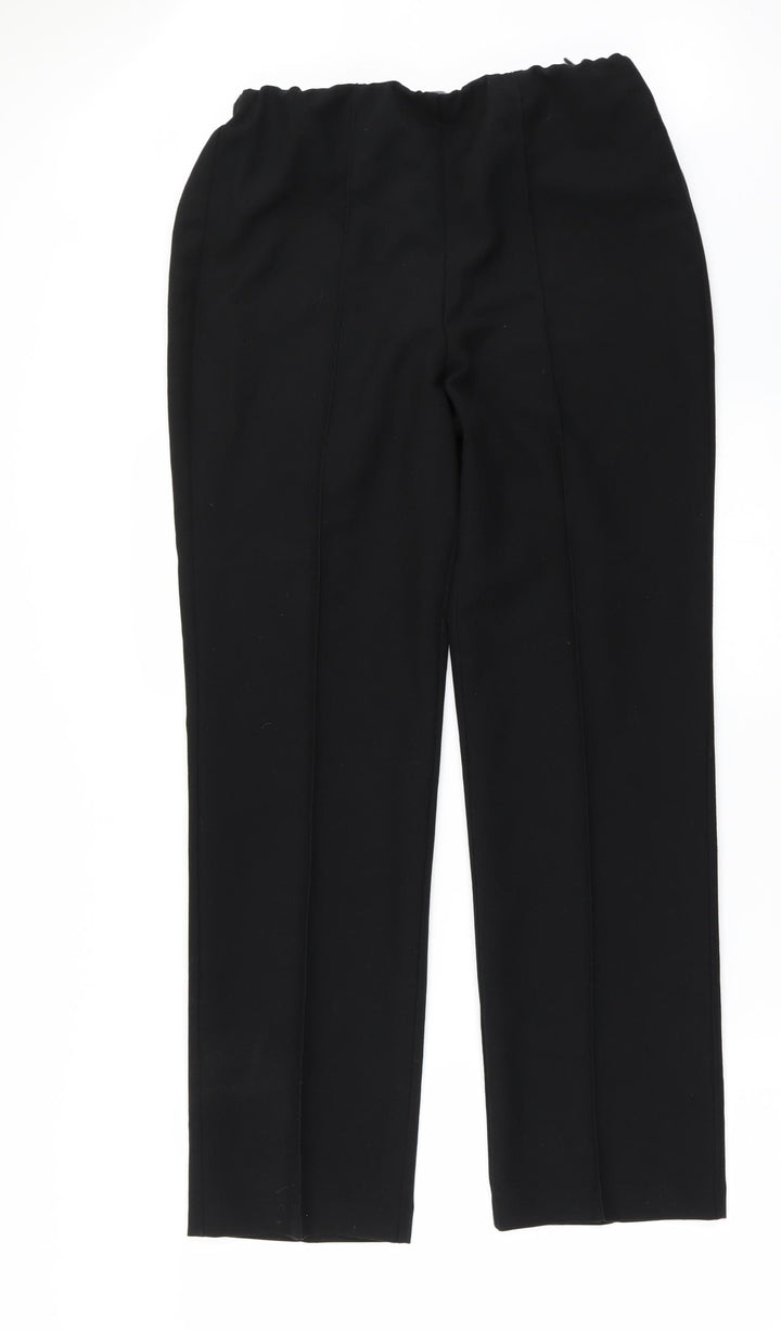 Bonmarché Womens Black Rain Trousers Trousers Size 10 L28 in