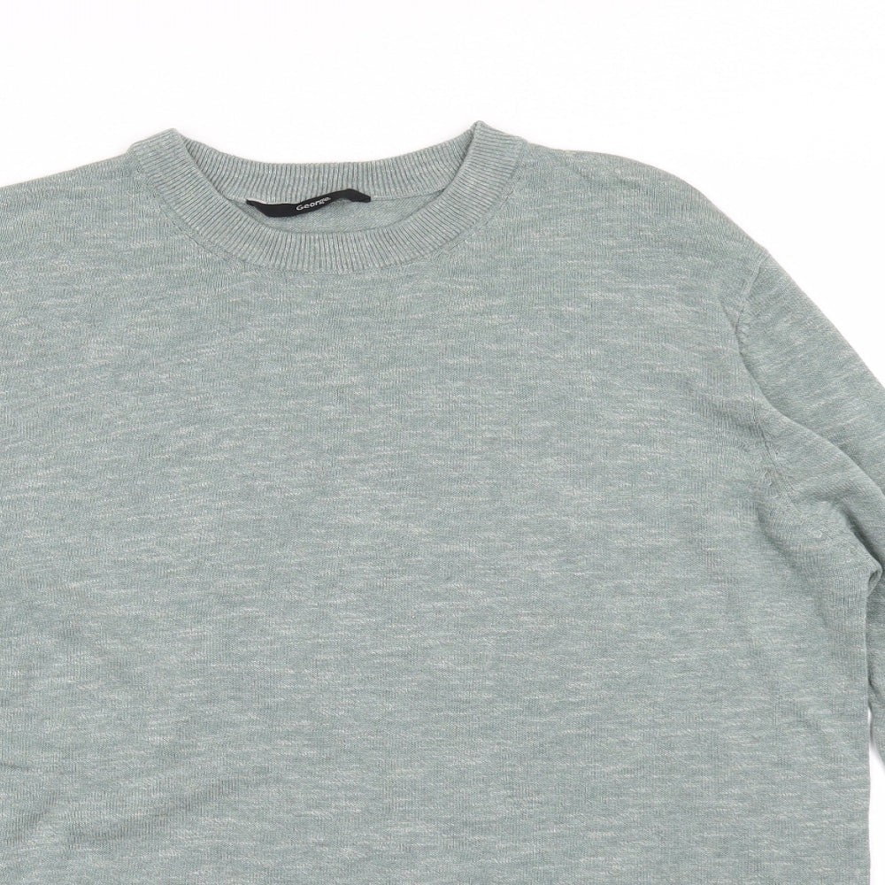 George` Mens Green   Pullover Jumper Size M