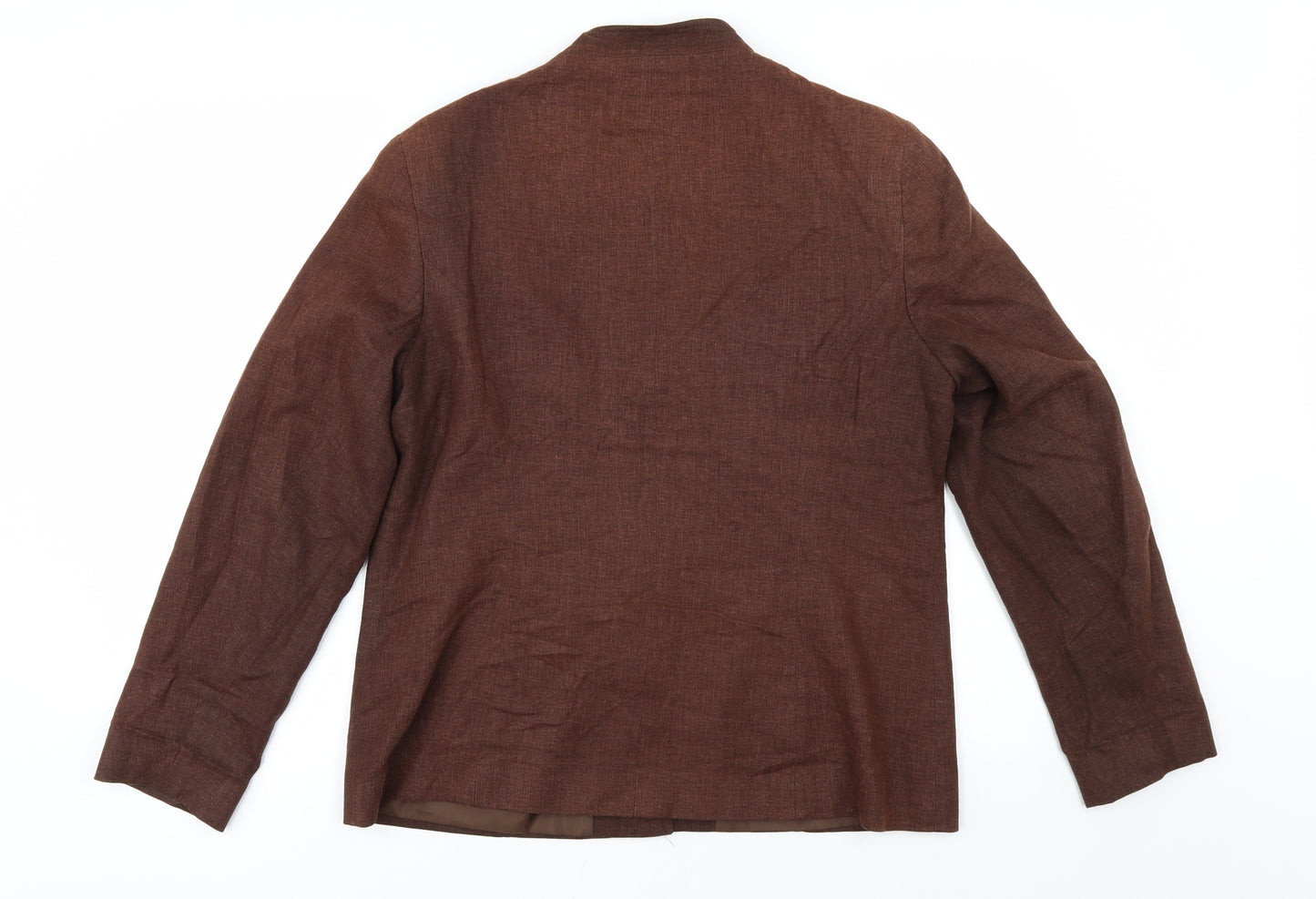 Slimma Womens Brown   Jacket  Size 14
