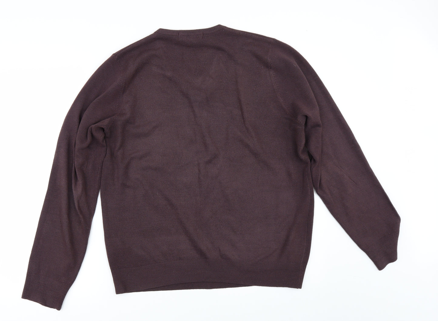 Marks and Spencer Mens Brown    Jumper Size L