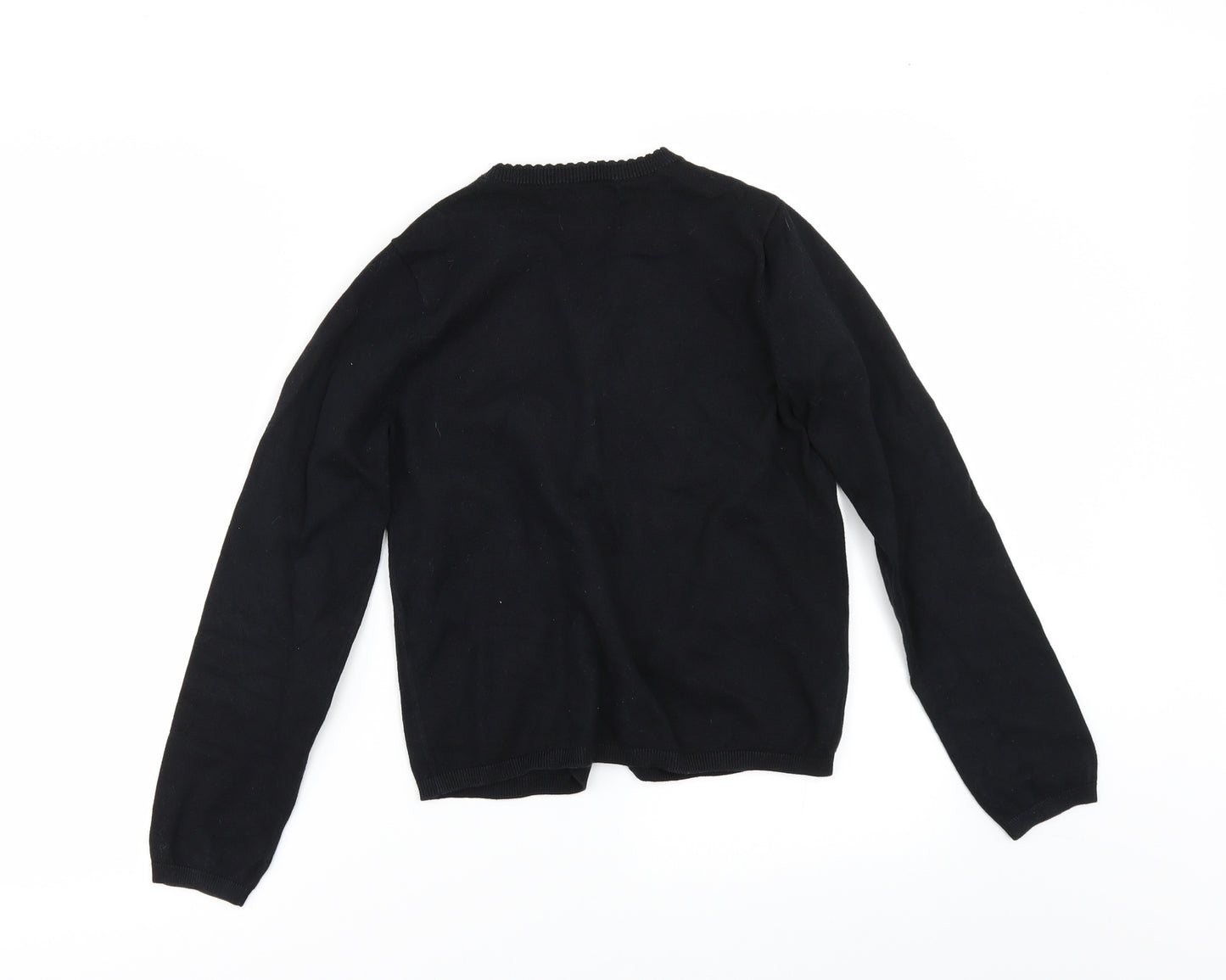 George Girls Black   Cardigan Jumper Size 10-11 Years