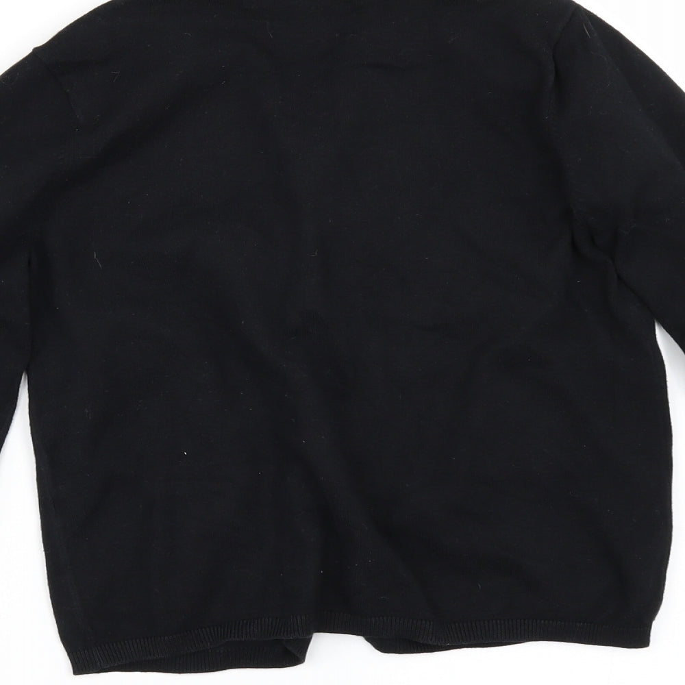 George Girls Black   Cardigan Jumper Size 10-11 Years