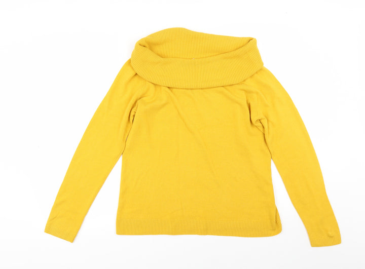 TU Womens Yellow   Pullover Jumper Size 14