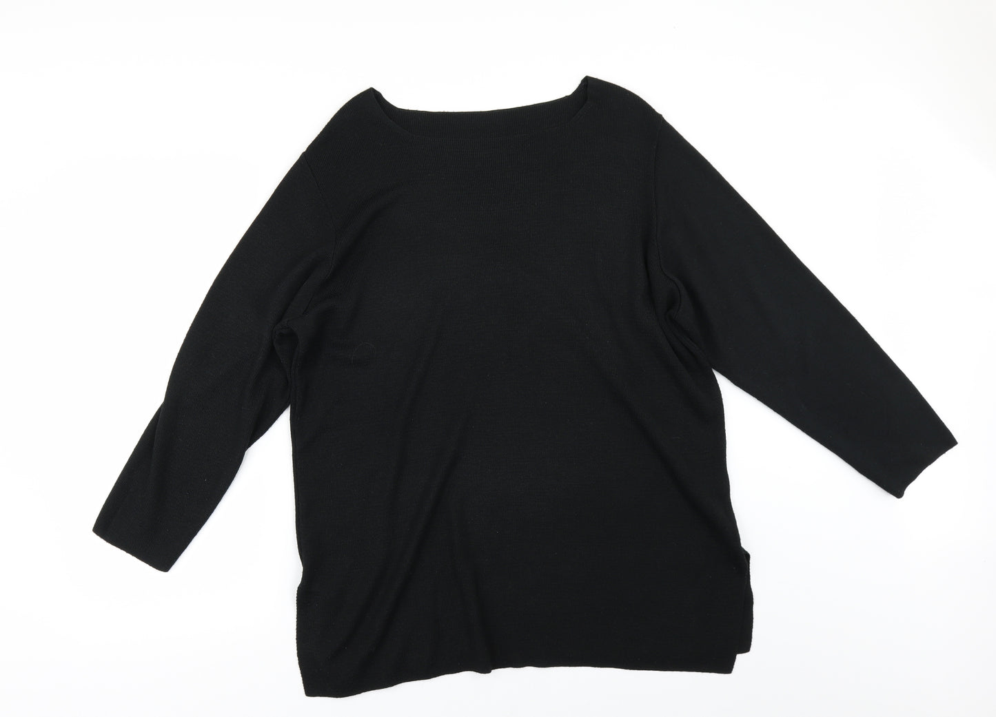 Marks and Spencer Womens Black   Pullover Jumper Size 18