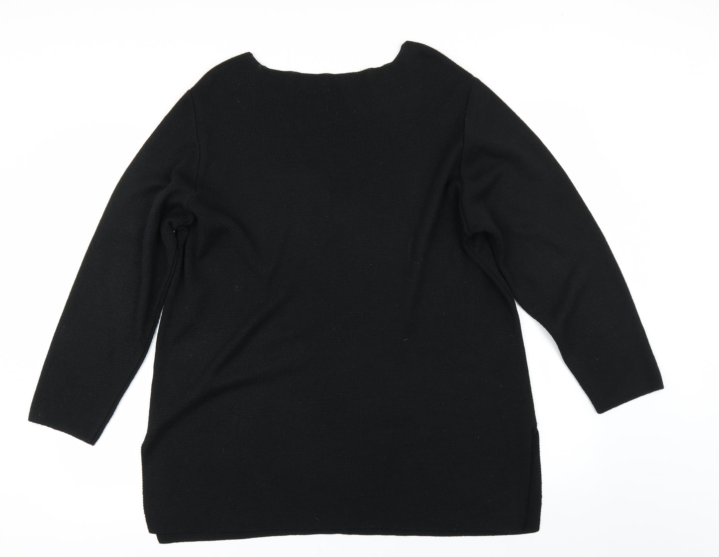 Marks and Spencer Womens Black   Pullover Jumper Size 18