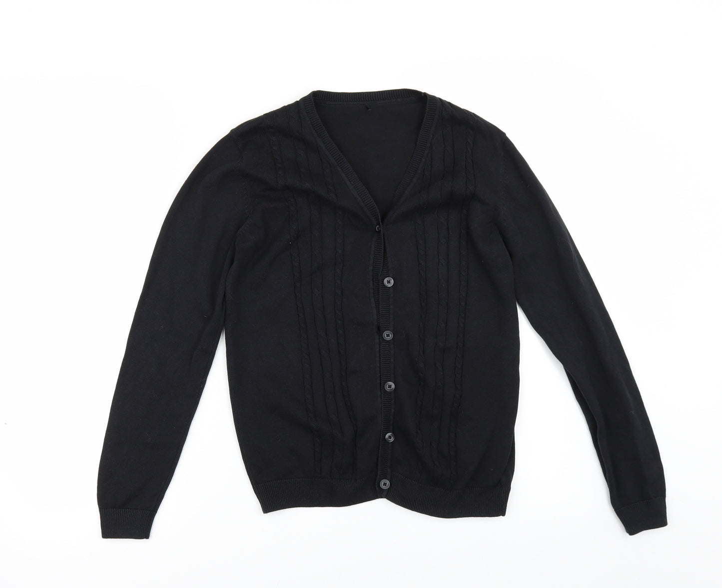 George Girls Black   Cardigan Jumper Size 11-12 Years