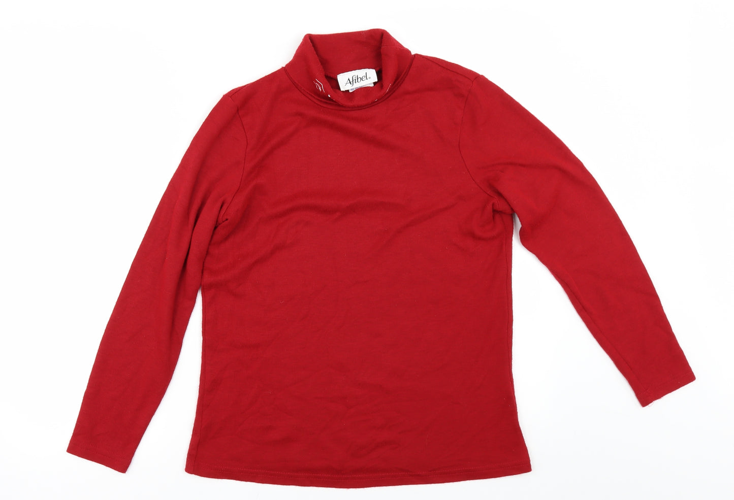 afibel Womens Red    Jumper Size 14