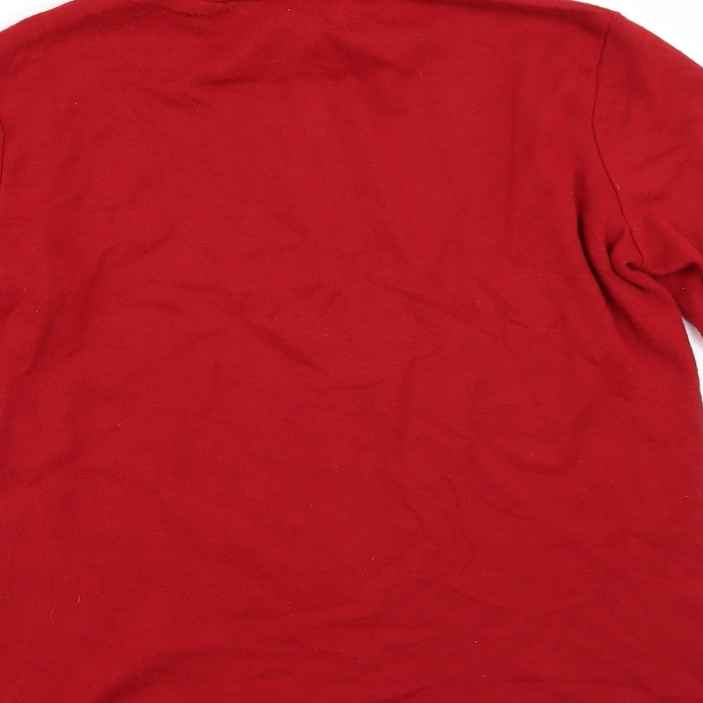 afibel Womens Red    Jumper Size 14