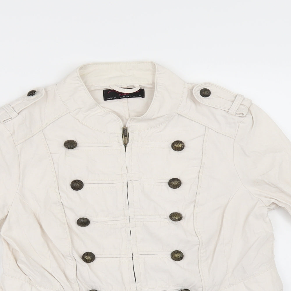 New Look Womens Ivory   Jacket  Size 14
