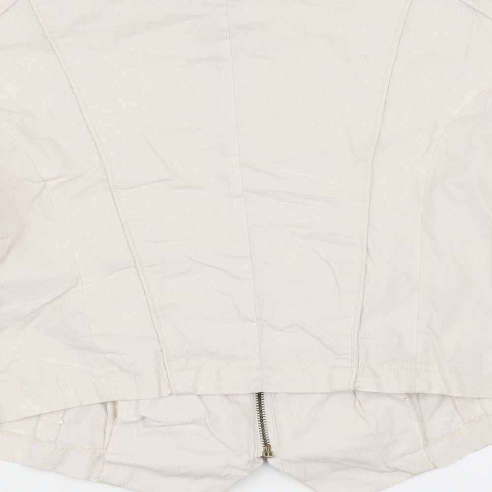 New Look Womens Ivory   Jacket  Size 14