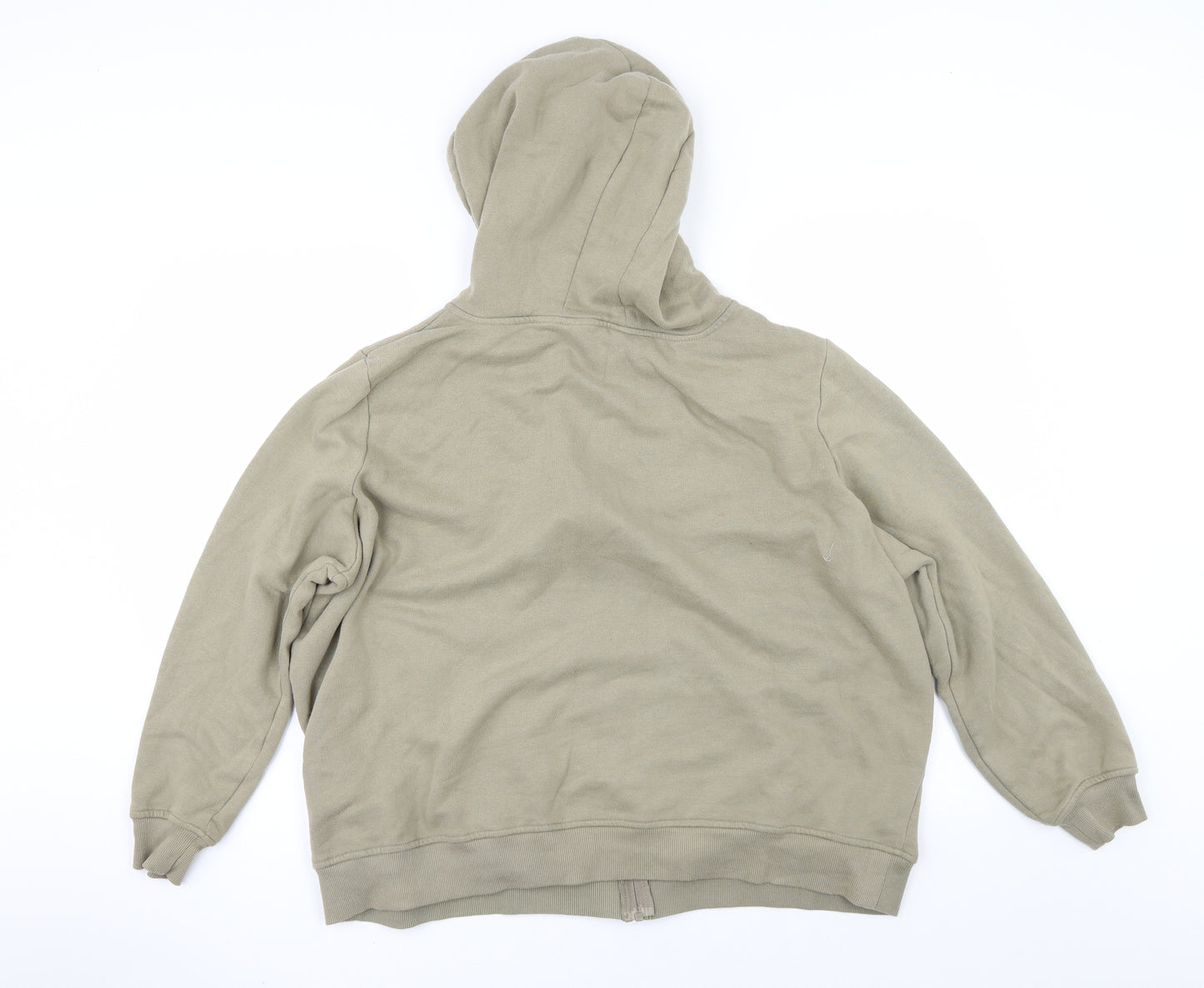 Primark Womens Green   Full Zip Hoodie Size 2XL