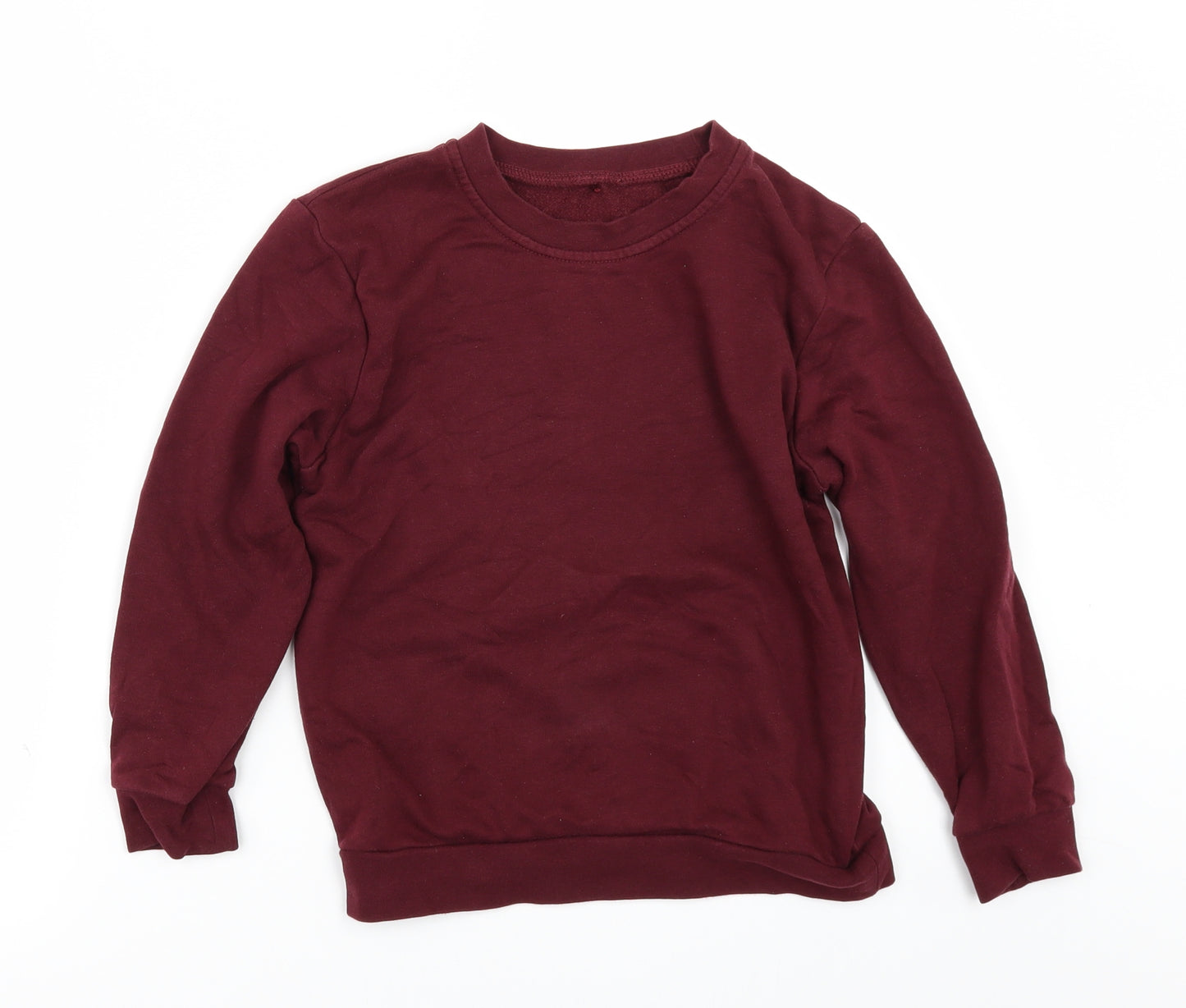 George Girls Red   Pullover Sweatshirt Size 7-8 Years