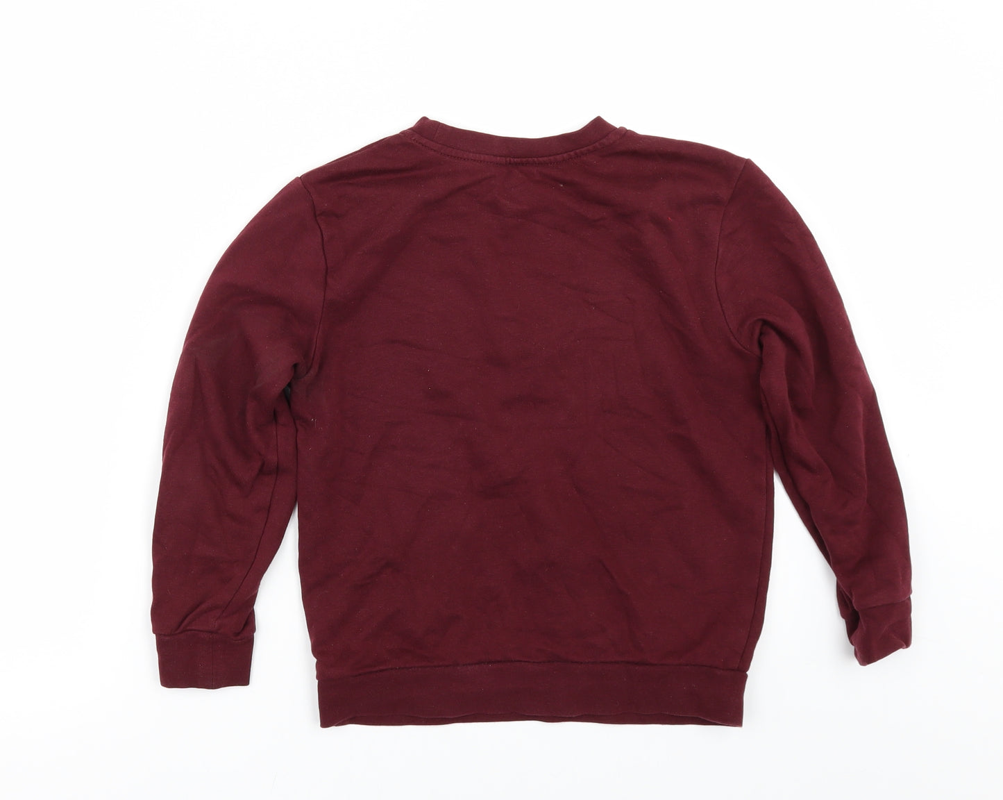 George Girls Red   Pullover Sweatshirt Size 7-8 Years